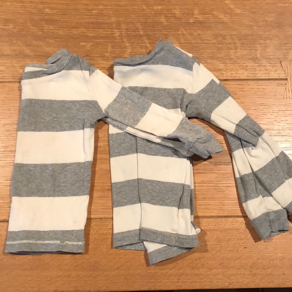 Matching Burt’s Bees Baby long-sleeved t-shirts